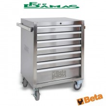CASSETTIERA MOBILE BETA  INOX ART. C04TSS/7  7 CASSETTI